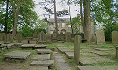 The Parsonage and the graveyard