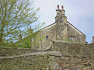 End wall of Ponden Hall