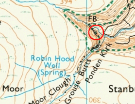 OS Map of Ponden Kirk