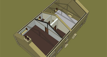 First floor interior