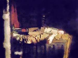 The death of Heathcliff